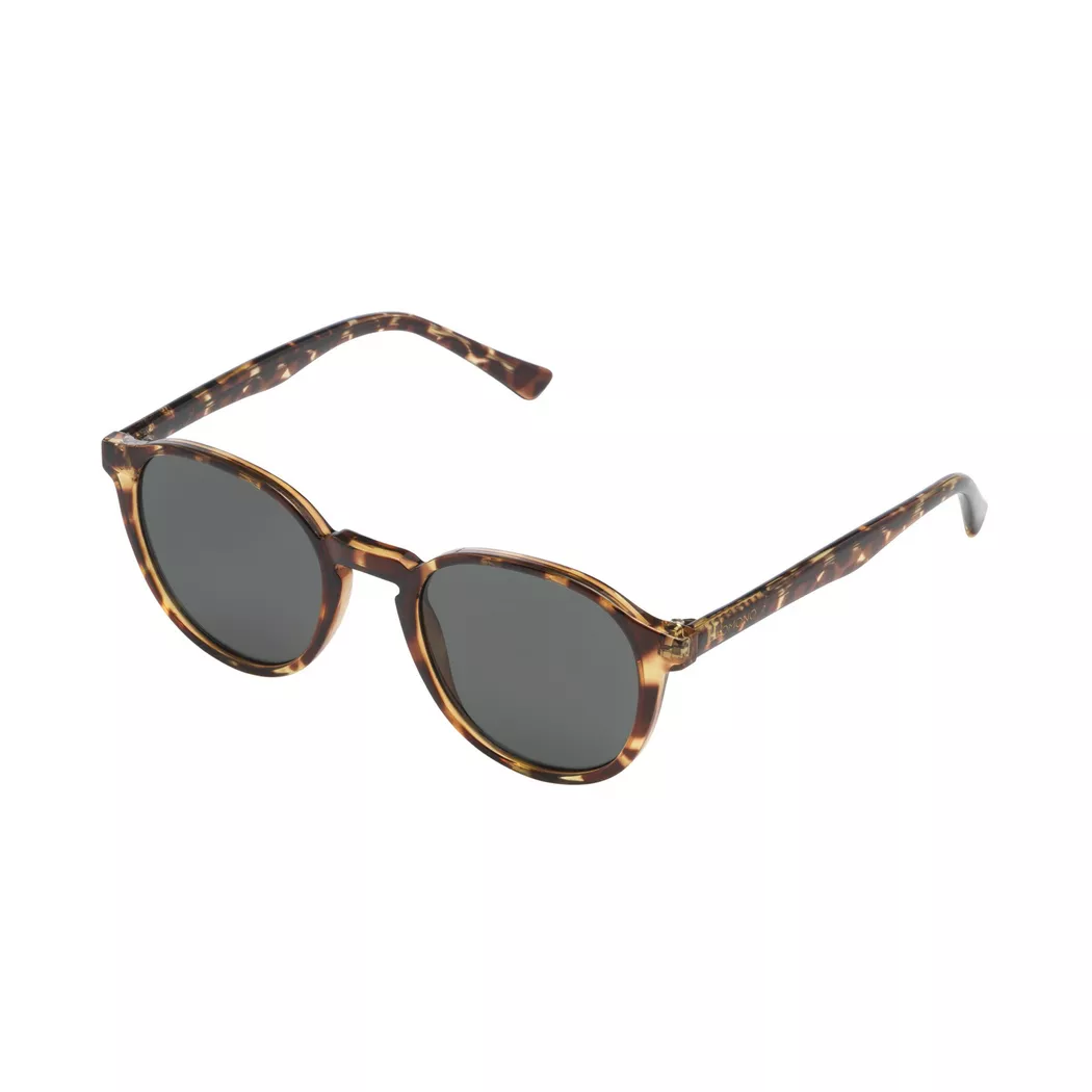 Komono - Runde Sonnenbrille mit Etui, für Damen, Braun, One Size