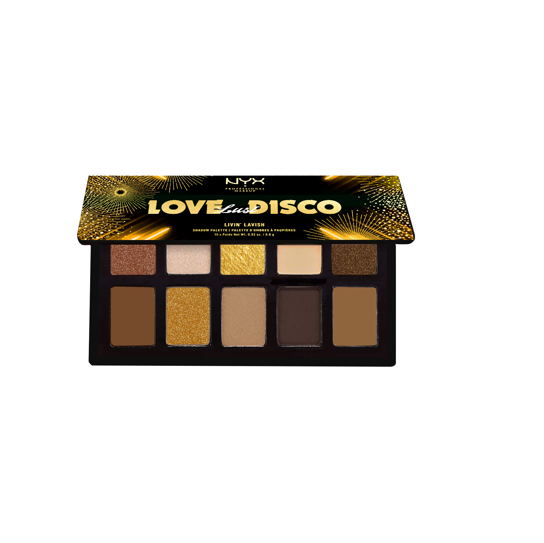 Image of NYX-PROFESSIONAL-MAKEUP Love Lust Disco Eyeshadow Palette 01