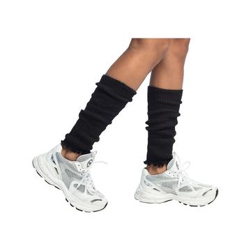 Beinwärmer Basic schwarz, Kostüm für Erwachsene