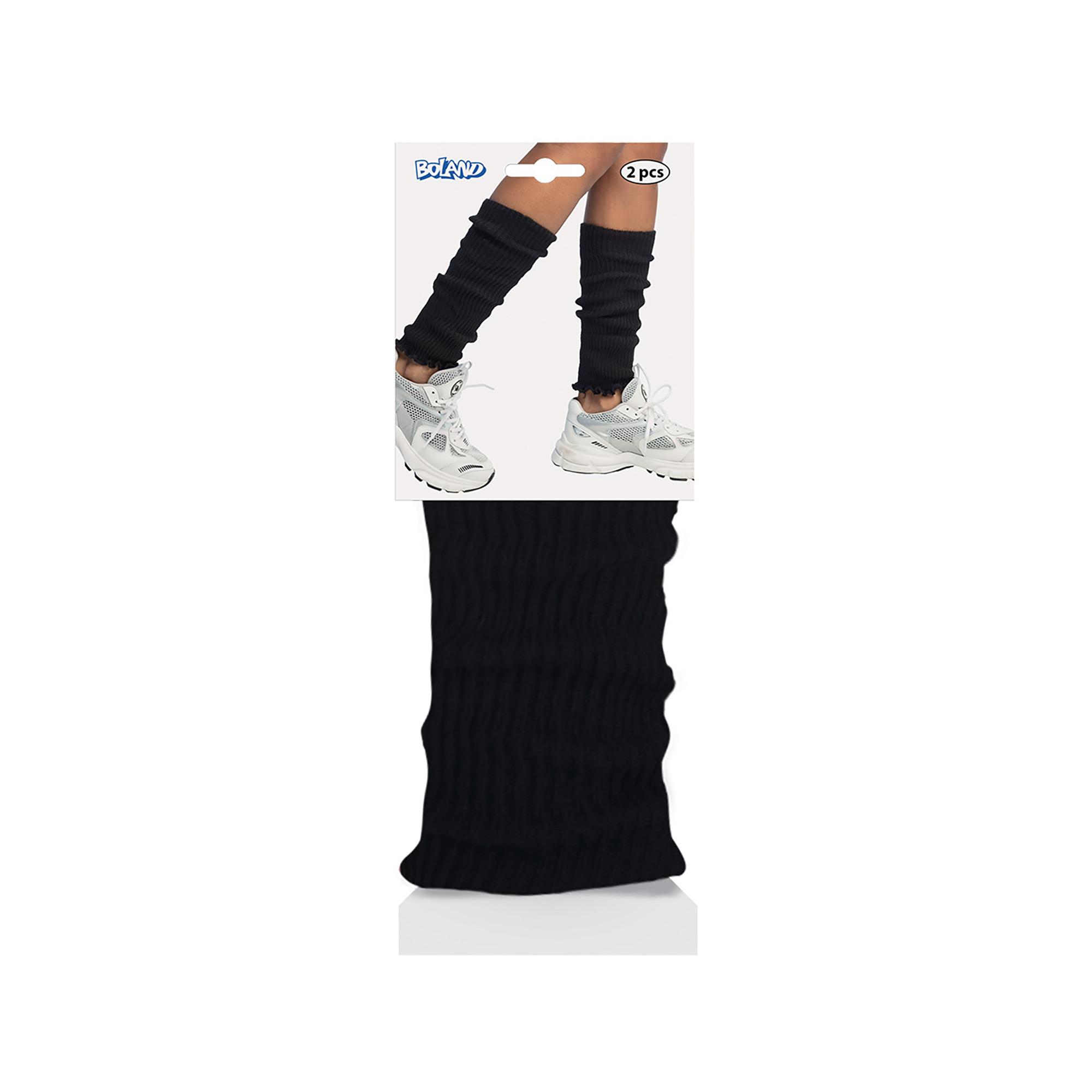 BOLAND  Beinwärmer Basic schwarz, Kostüm für Erwachsene 