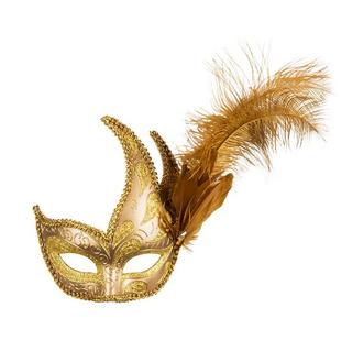 BOLAND  Maschera Venezia prezioso oro, Costumi per adulti 