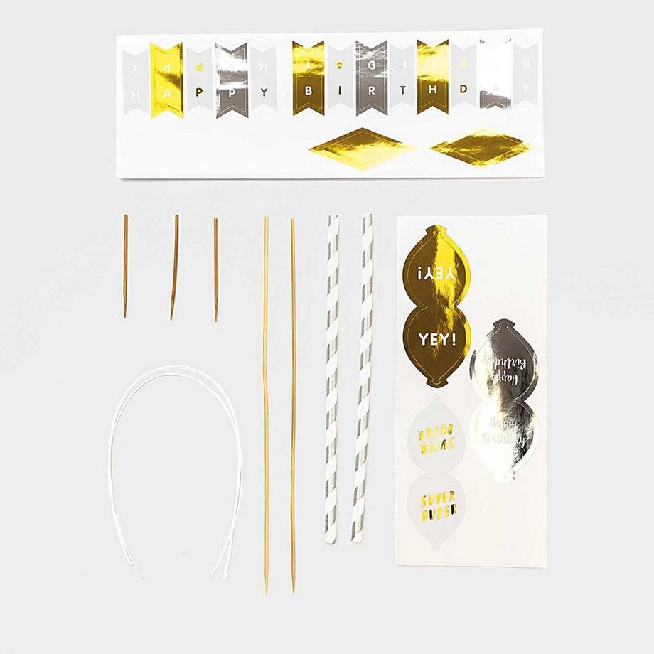 RICO-Design Kerze Kuchendekorations-Set 