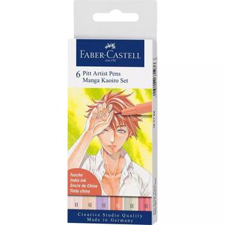 Faber-Castell Penna a inchiostro PITT Artist Pen Manga 6er ast. 