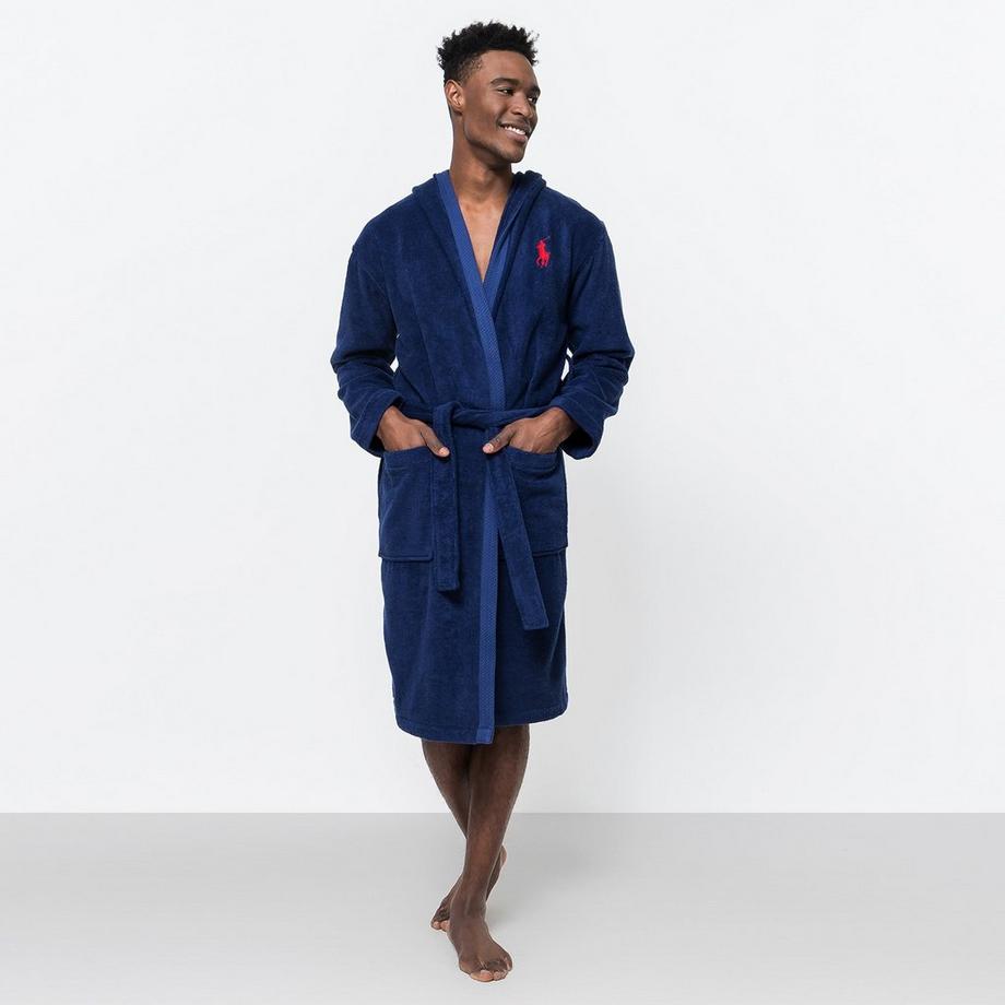 Ralph Lauren Player Bademantel, unisex 