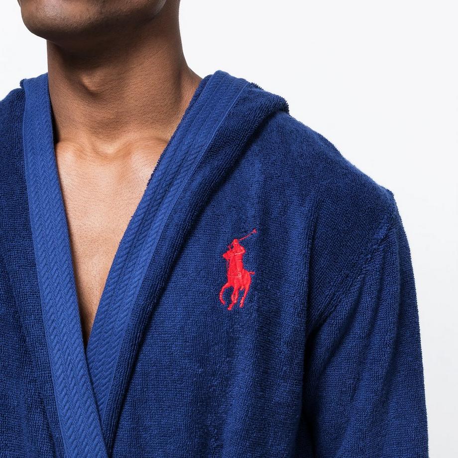 Ralph Lauren Player Bademantel, unisex 