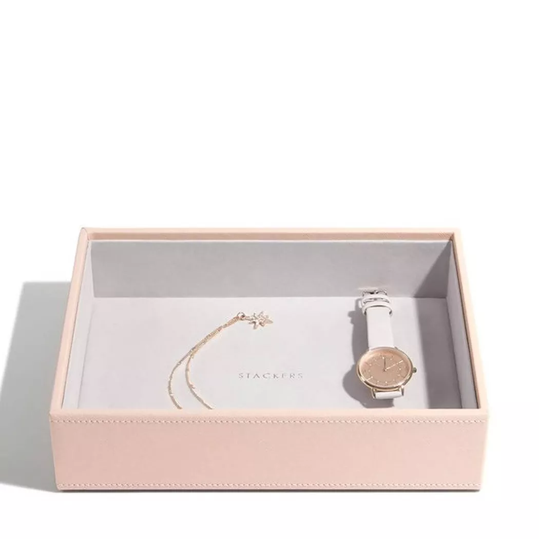 Stackers - Schmuckbox, 1 tiefes Fach, 25x18x6cm, Rosa