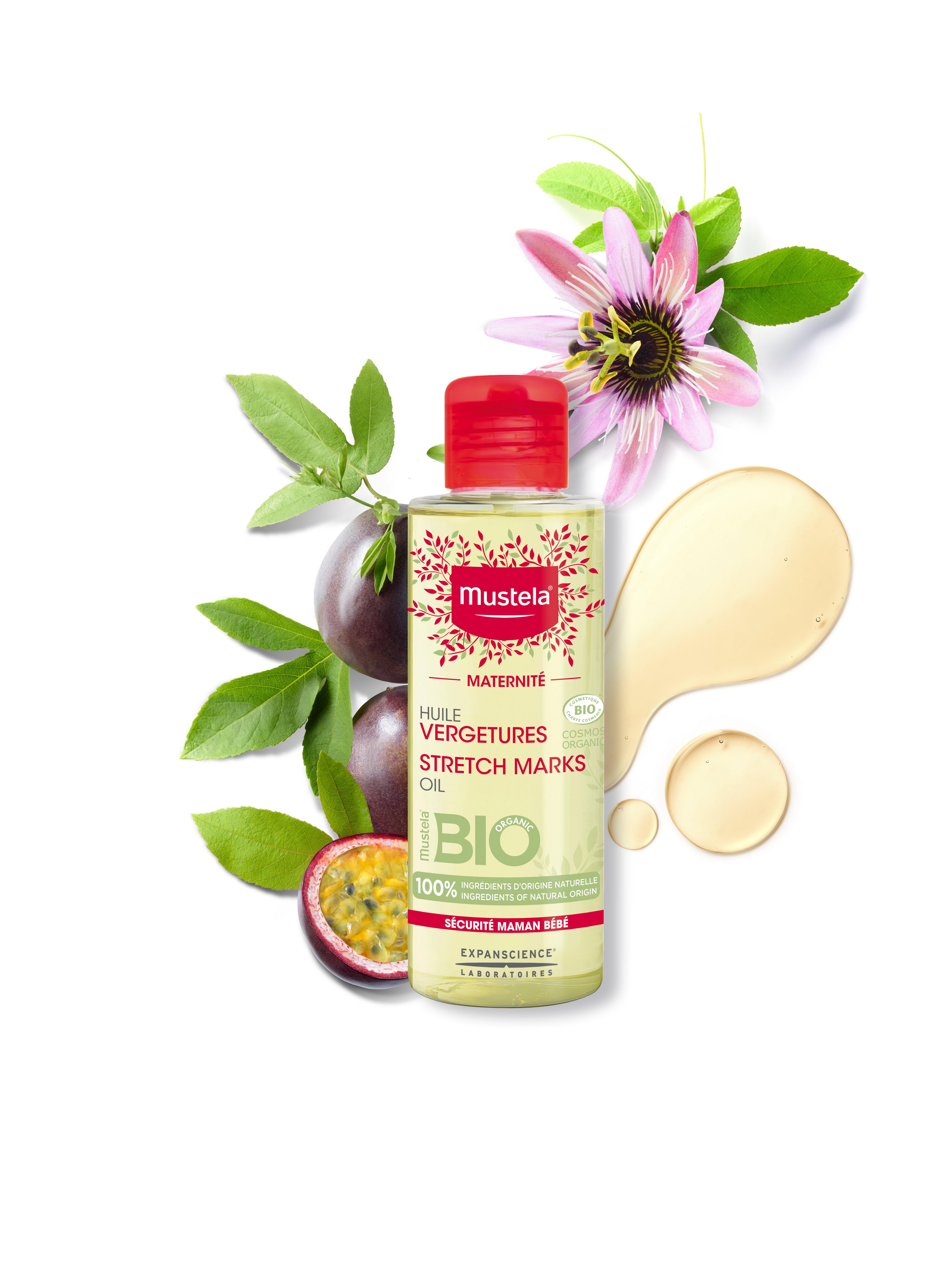 Mustela  Schwangerschaftsstreifen Öl Mustela huile vergetures BIO 