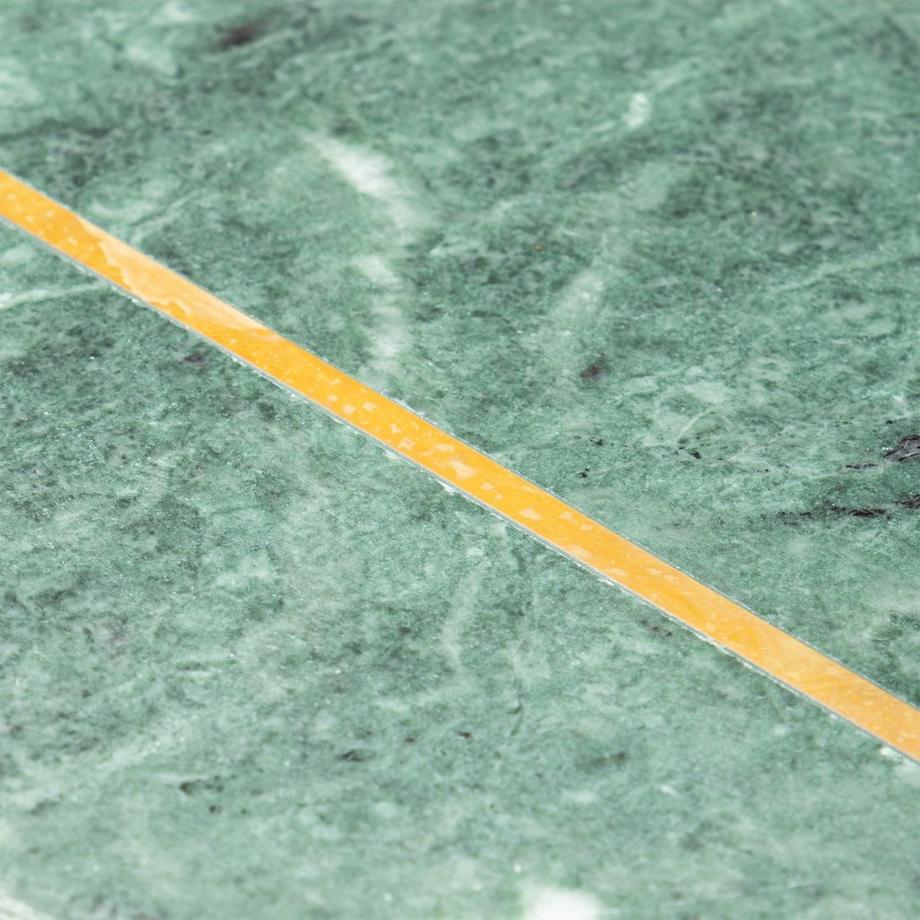 Manor Collections IRON/STONE/ BRASS INLAY TABLE Beistelltisch 