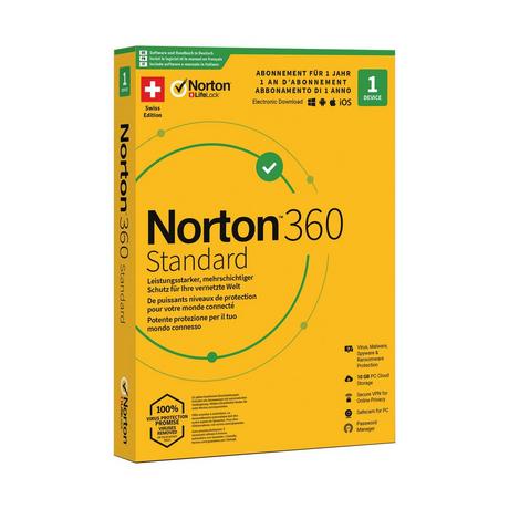 Symantec NORTON 360 STANDARD 10GB 1 DEV Norton Security 