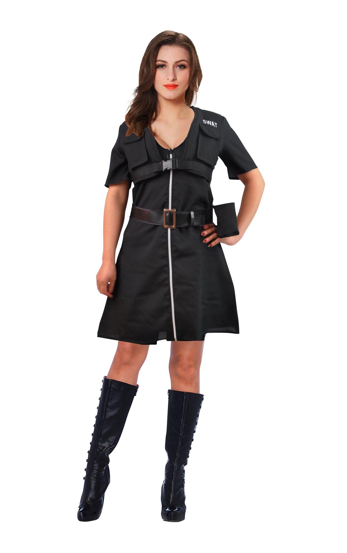 Image of Kostüm für Damen SWAT-Girl Black