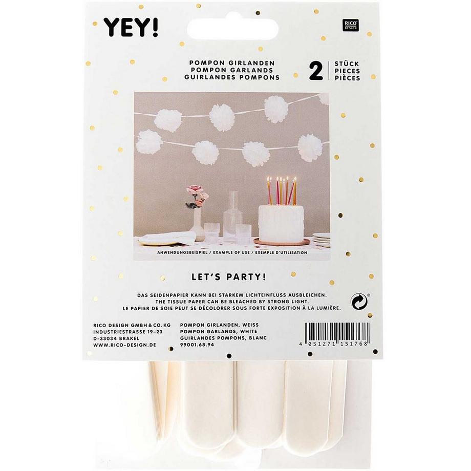 RICO-Design  Guirlande de papier 2m 