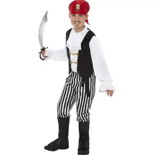 BOLAND Pirat schwarz/weiss Gr. S


 Déguisement enfant pirate 