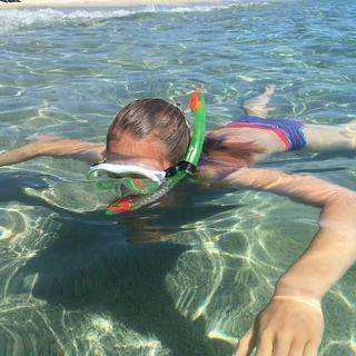 SCHILDKRÖT  Set di boccaglio Bermuda per bambini con occhiali, boccaglio e pinne 