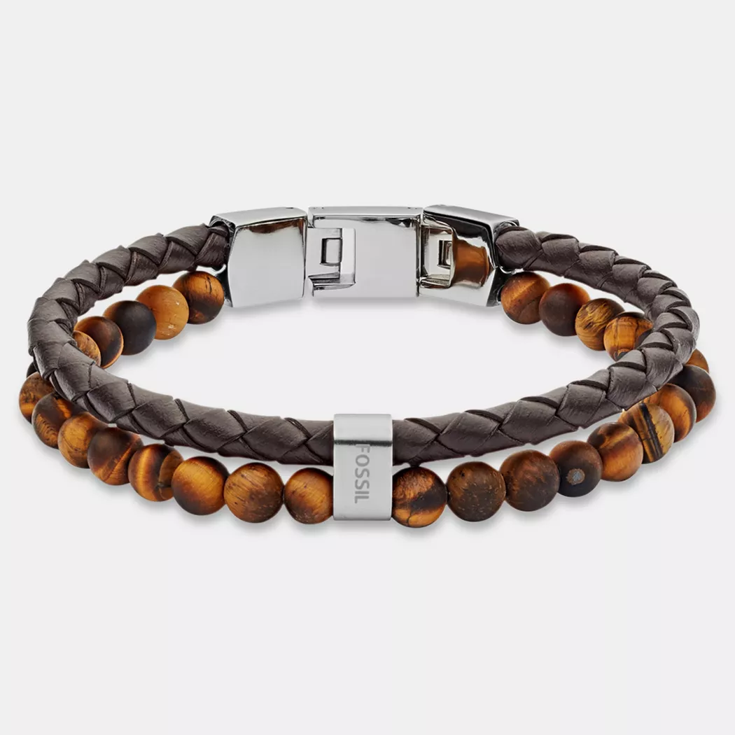 Fossil - Armband, Vintage Casual, 19.5CM, Braun