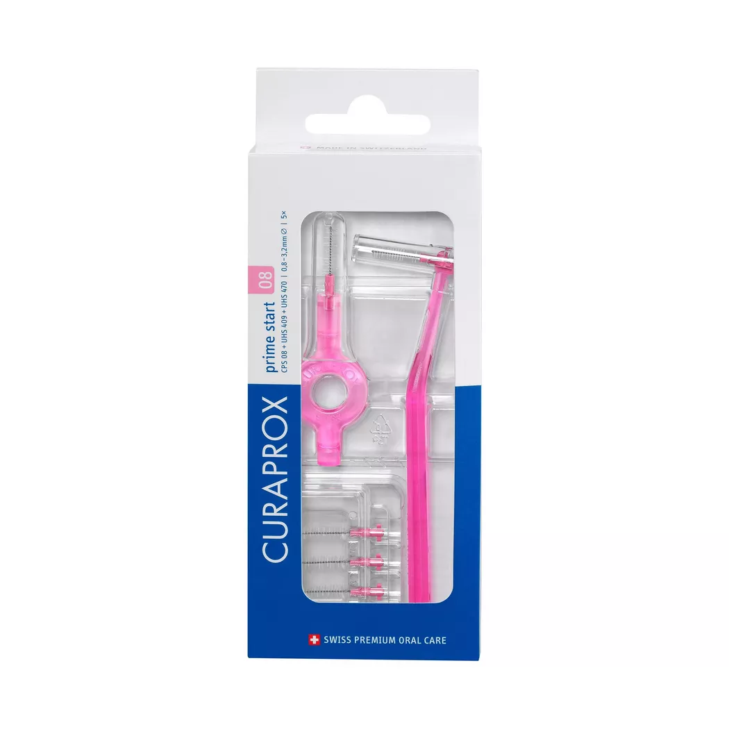 CURAPROX - Interdentalbürste Set prime start, Gr. 011, 5 Stk.,  Pink