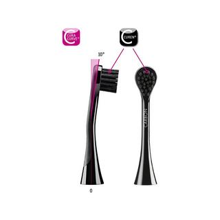 CURAPROX Black is white Bürstenkopf Carbon für Hydrosonic Duo  