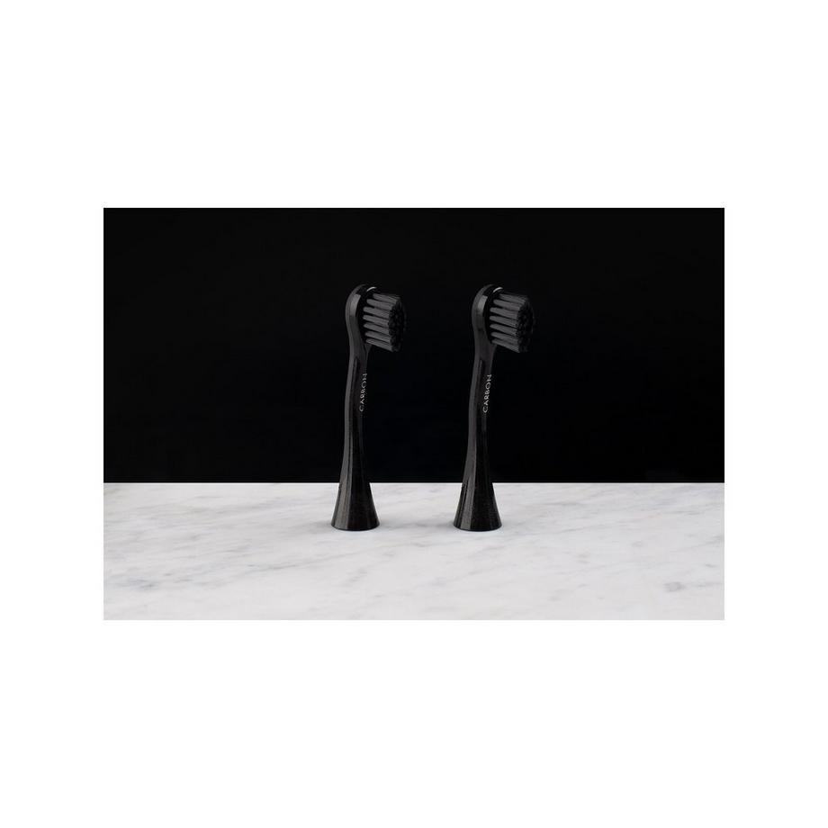 CURAPROX Black is white Bürstenkopf Carbon für Hydrosonic Duo  