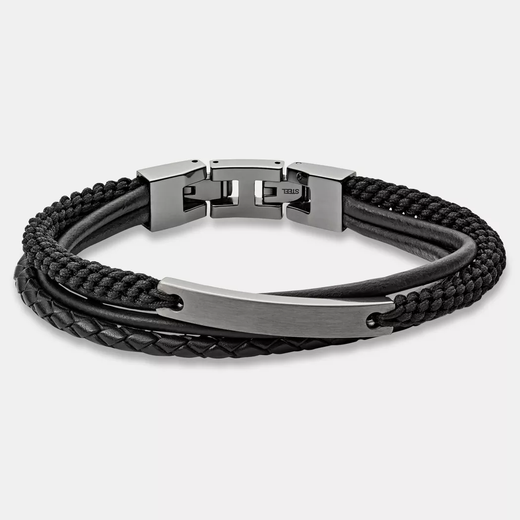 Fossil - Armband, Vintage Casual, 19.5CM, Black