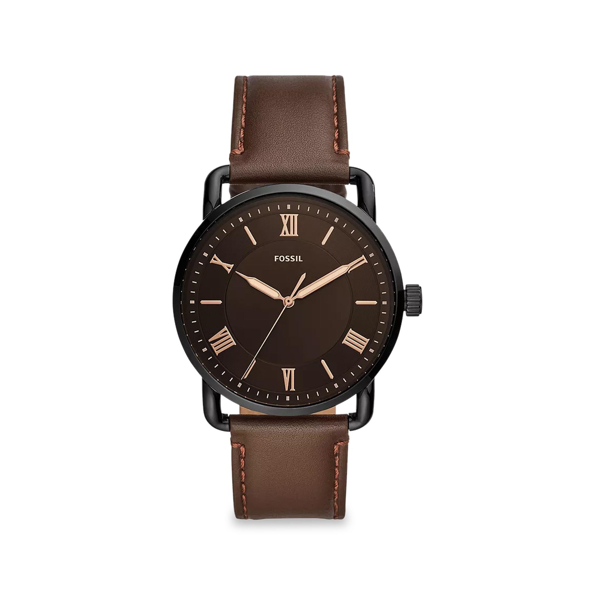 Image of Analoguhr Herren Braun 44mm