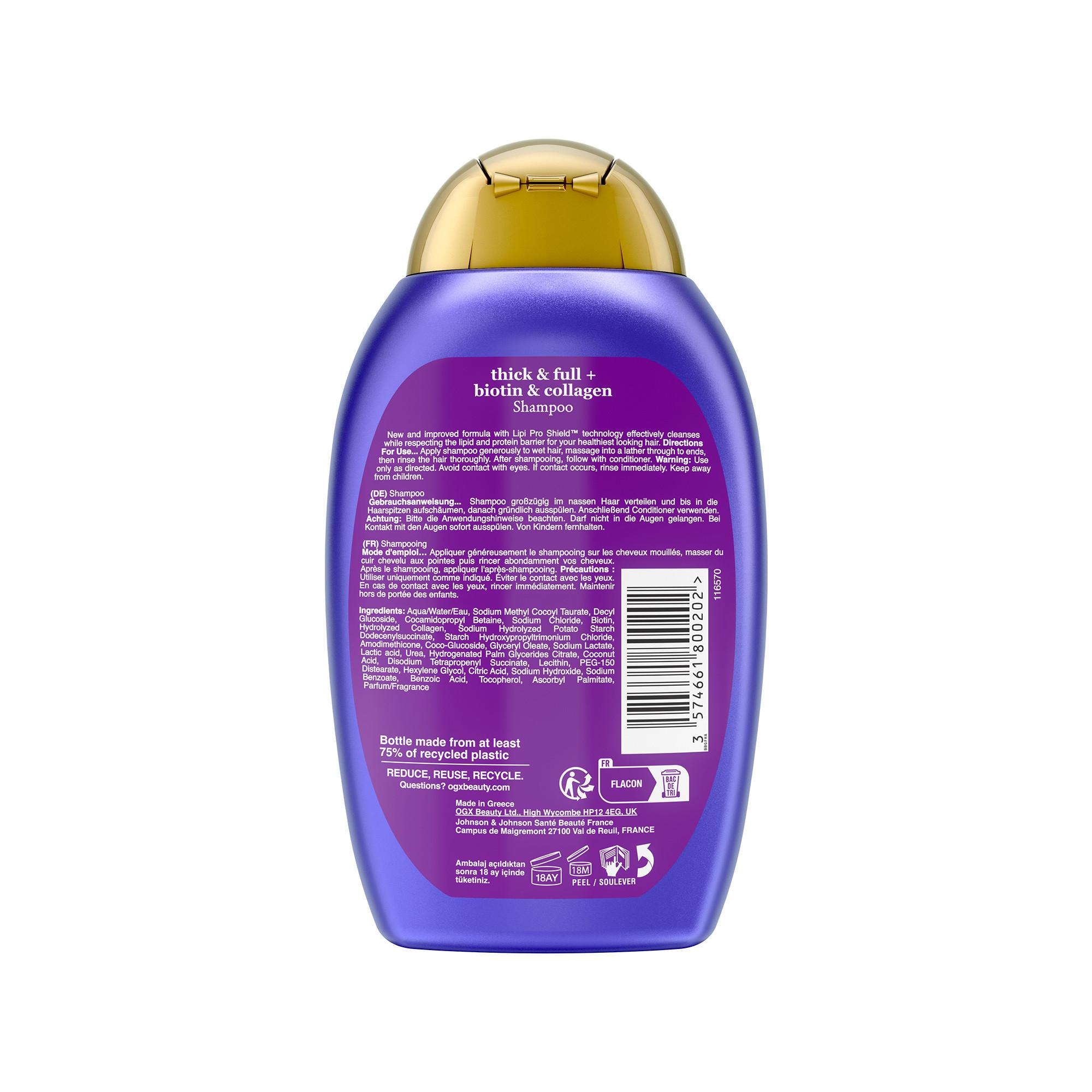 OGX Thick & Full Thick & Full Biotin & Collagen Shampoo 