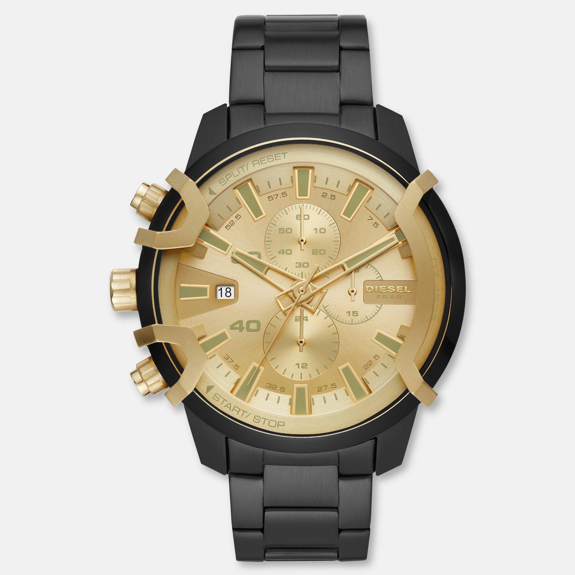 Image of Chronograph Uhr Herren Black 48mm