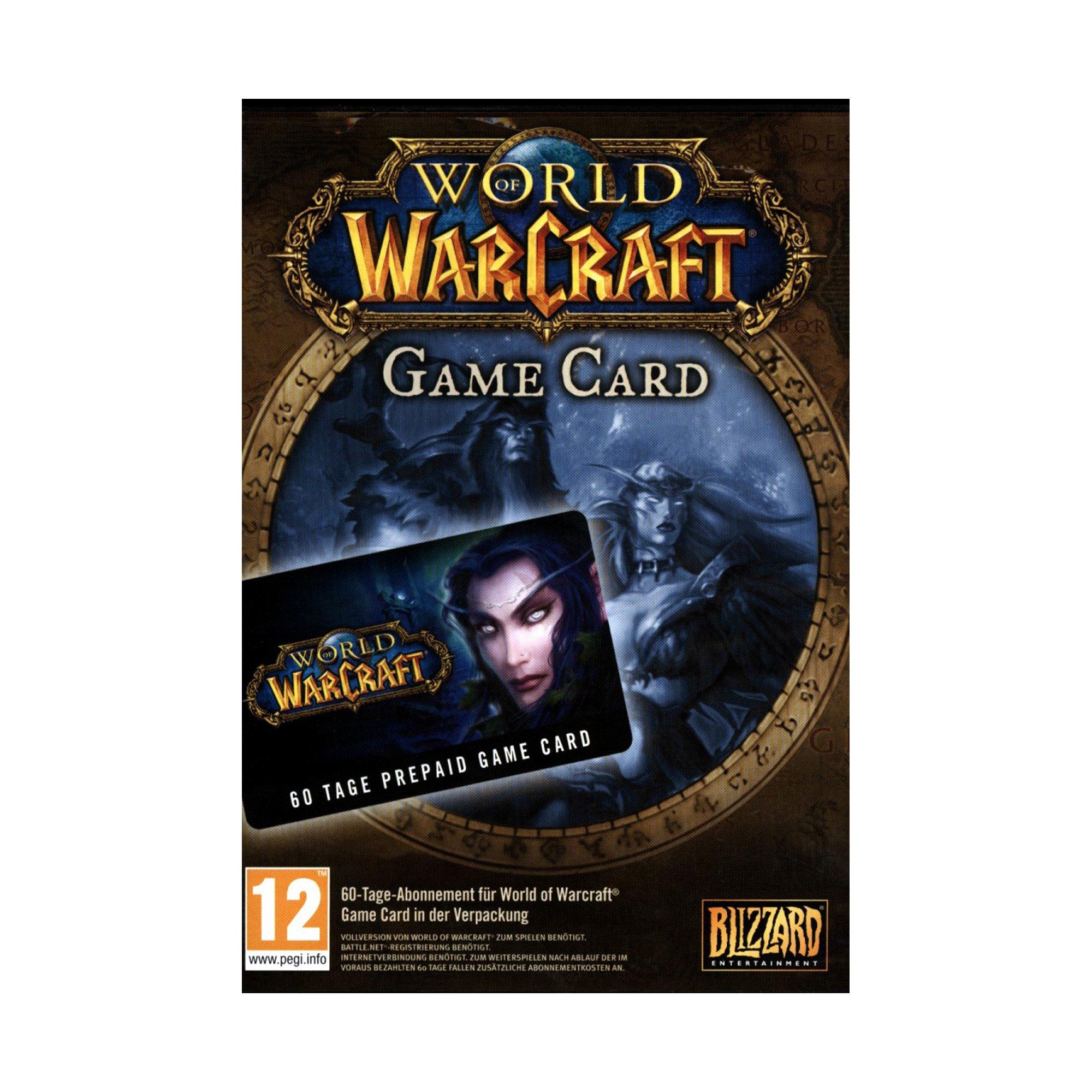 Image of BLIZZARD ENTERTAINMENT World of Warcraft: Gametime Card (PC/Mac) DE