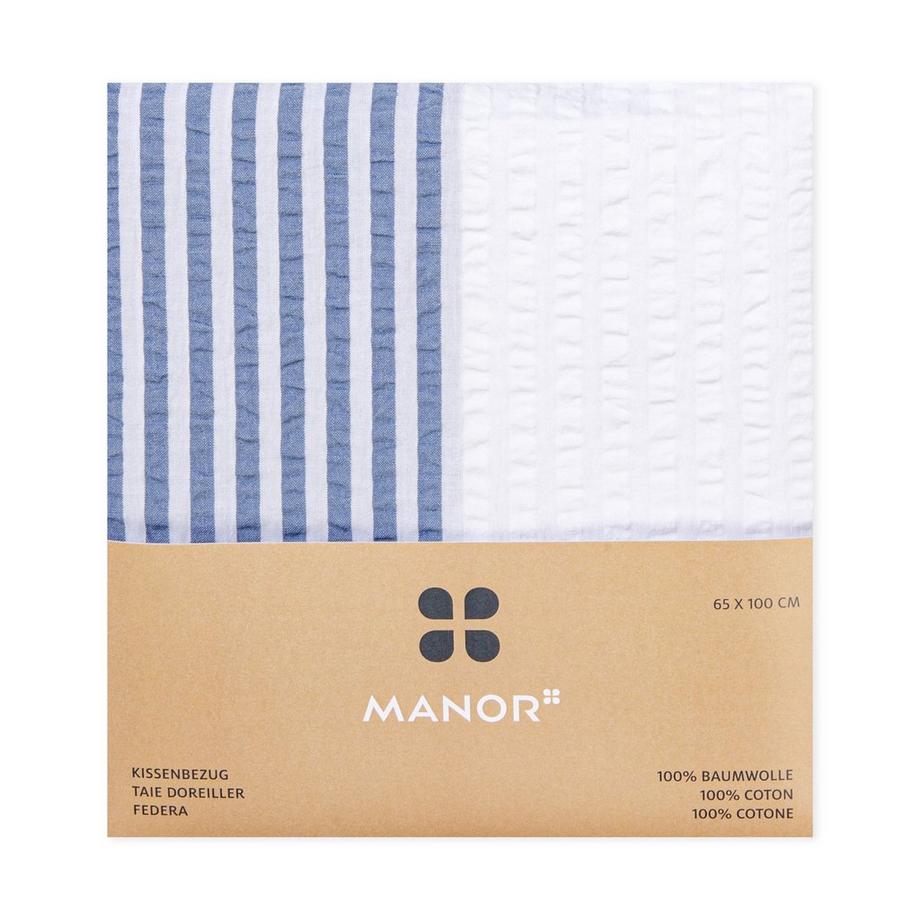 Manor Strike Housse de Coussin Rayée  