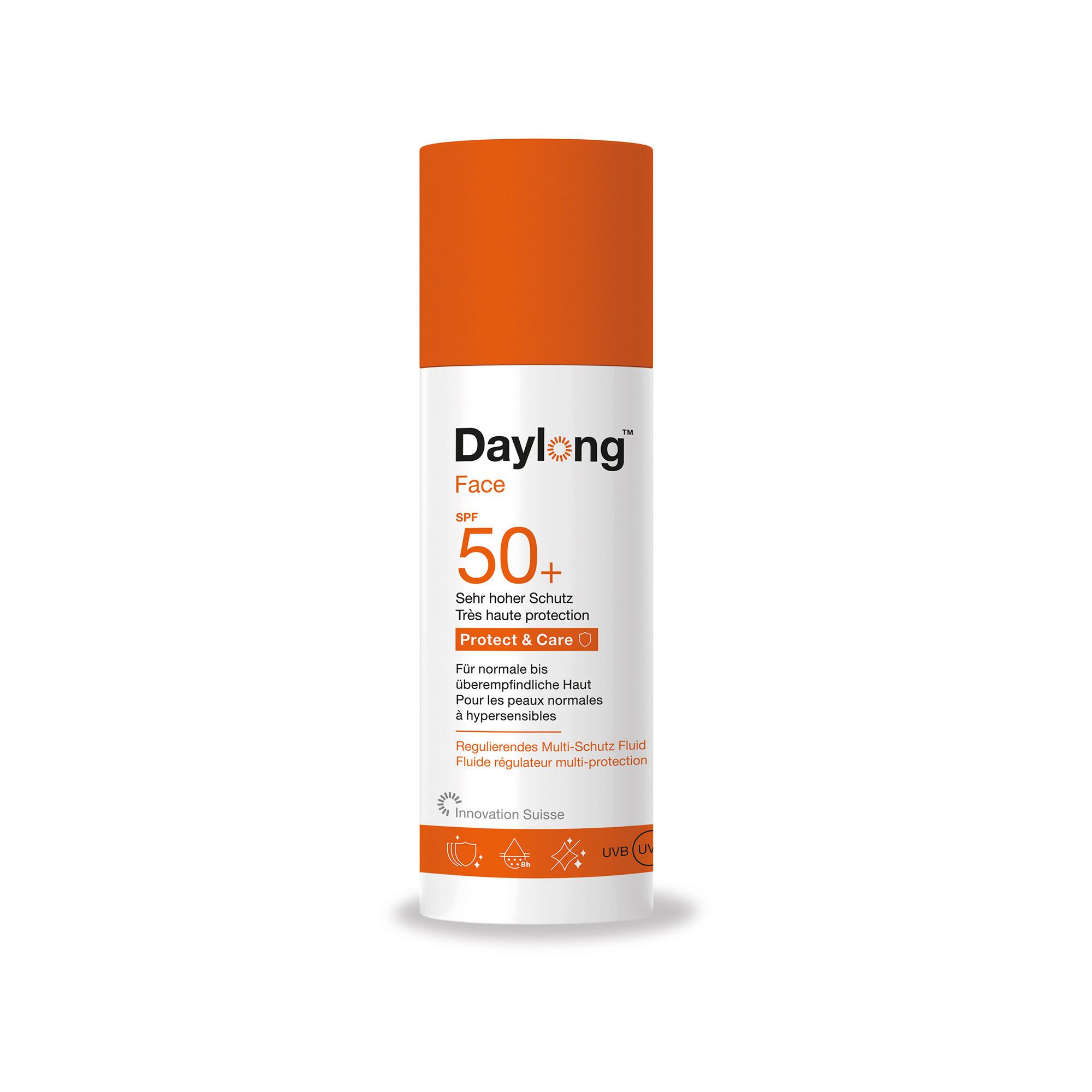 Image of Daylong Face Protect & Care Regulierendes Multi-Schutz Fluid SPF 50+ - 50ml