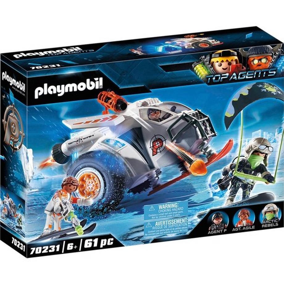 Playmobil  70231 Spy Team Véhicule des neiges 