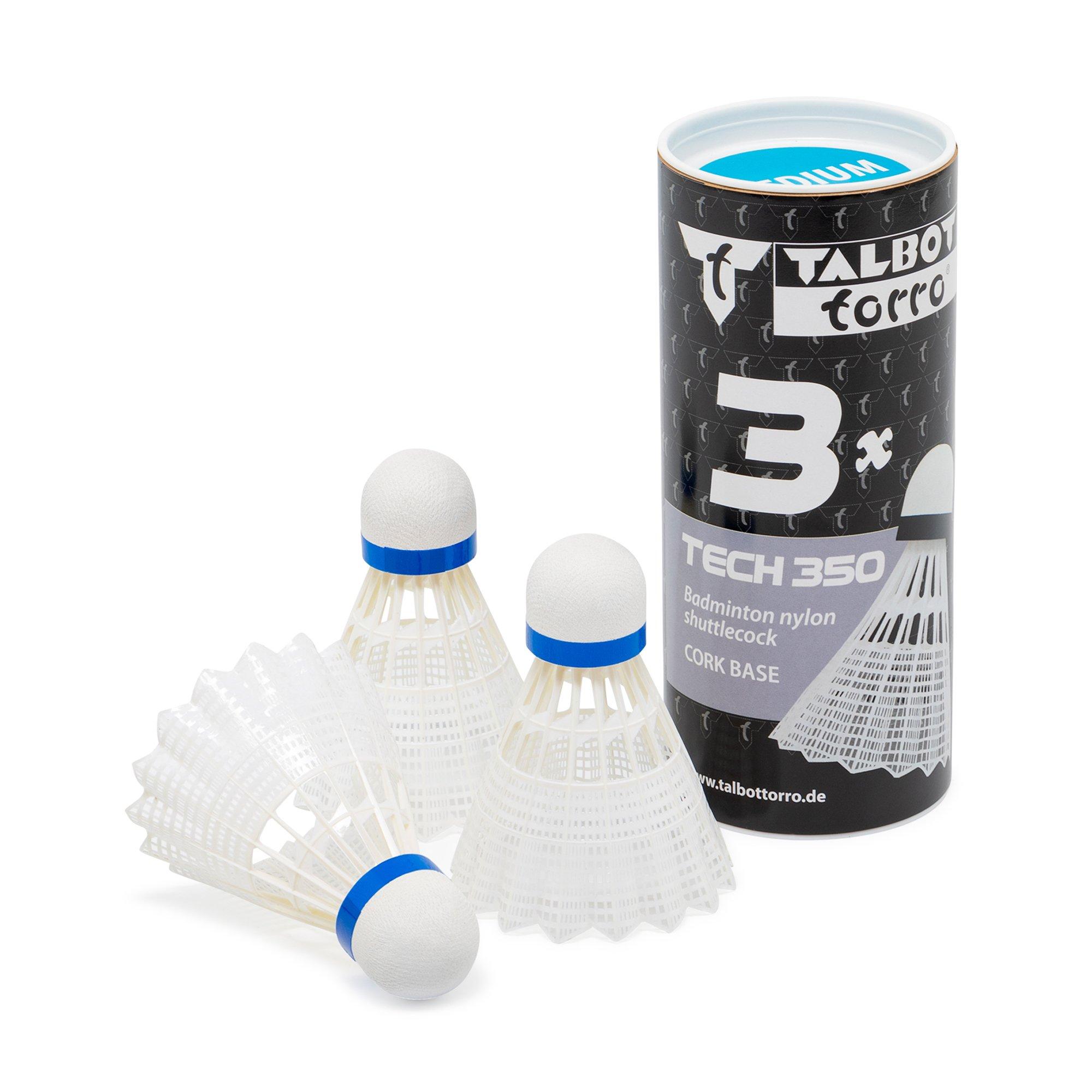 Image of Badmintonshuttle Unisex Weiss 3 pezzi