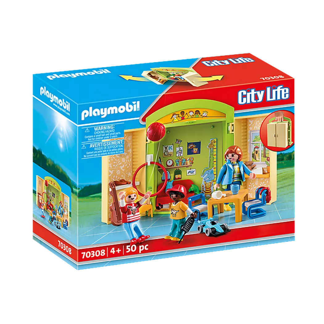 "Playmobil - ""70308 Spielbox """"Im Kindergarten"""""", Multicolor"