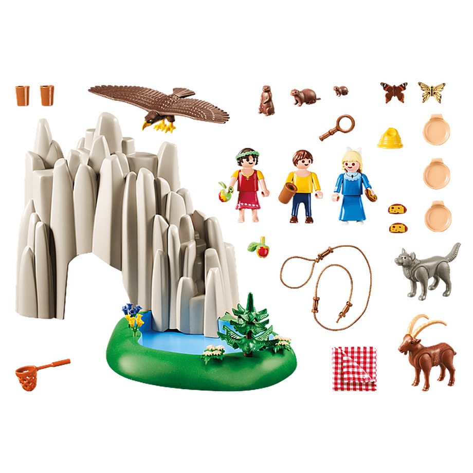 Playmobil  70254 Am Kristallsee mit Heidi, Peter und Clara 