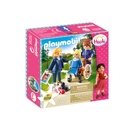 Playmobil  70258 Clara avec son père et Mlle Rottenmeier 