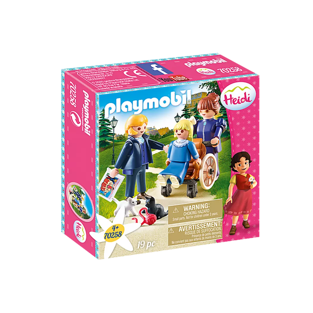 Playmobil - 70258 Clara mit Vater und Fräulein Rottenmeier, Multicolor
