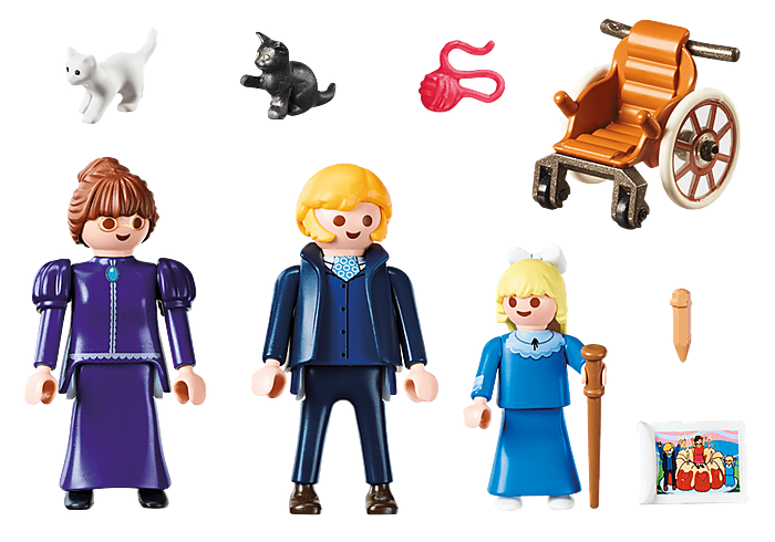 Playmobil  70258 Clara mit Vater und Fräulein Rottenmeier 
