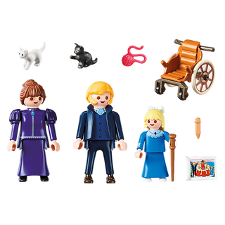 Playmobil  70258 Clara mit Vater und Fräulein Rottenmeier 