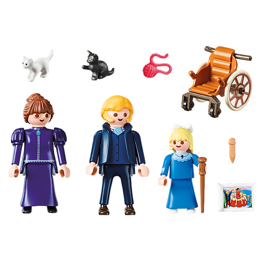 Playmobil  70258 Clara mit Vater und Fräulein Rottenmeier 