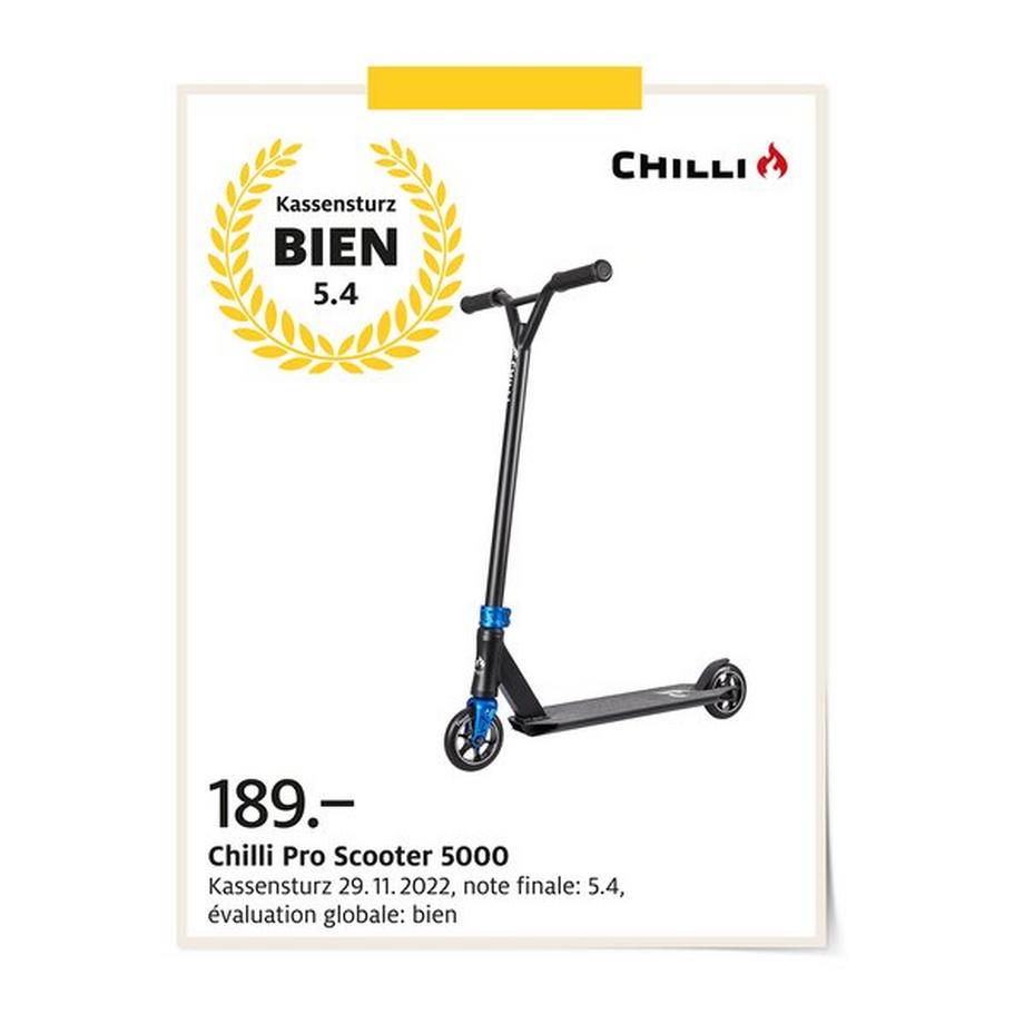 CHILLI 5000 Trottinette pour skate park 