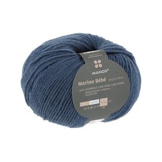 Manor Fil à tricoter MARINE Merino Bébé MARINE 