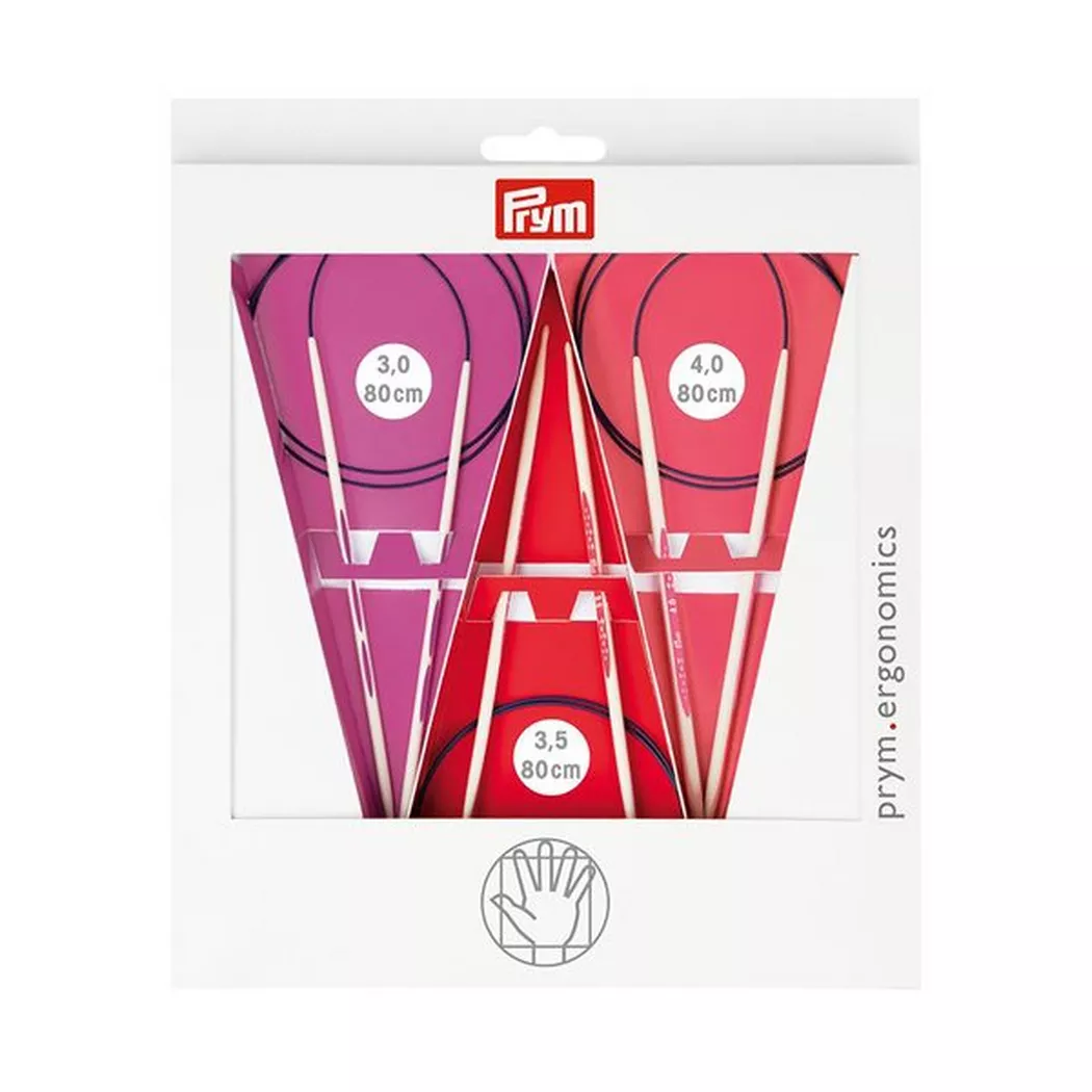 Prym - Rundstricknadel, 80CM/3MM, Pink