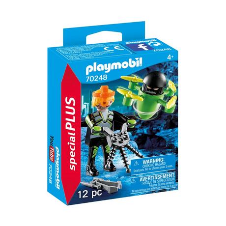 Playmobil  70248 Agente con drone 