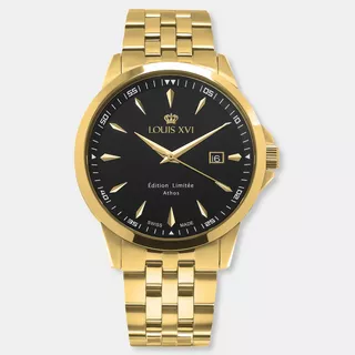LOUIS XVI Athos 3-Hand Chronographe Or