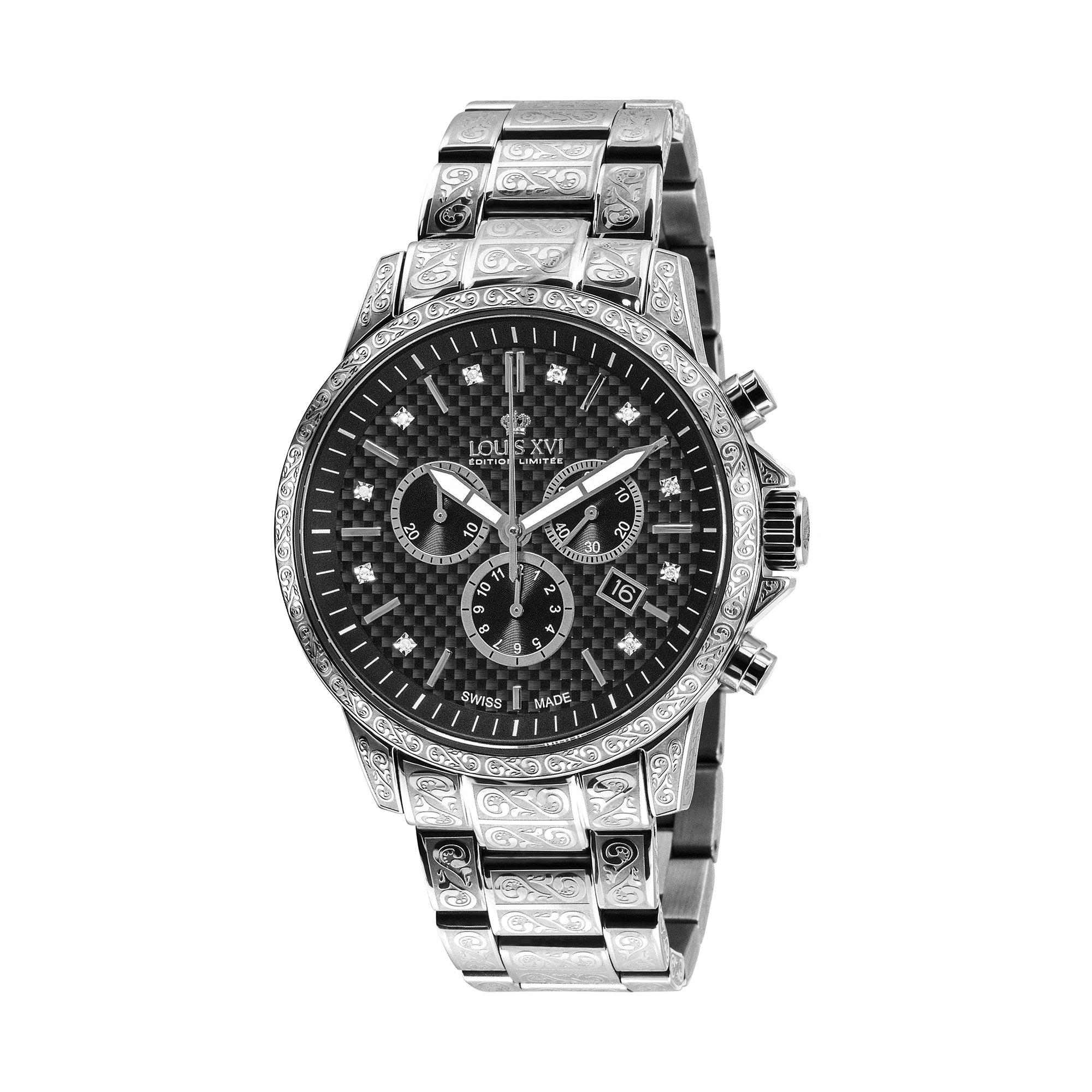 Image of Analoguhr Herren Silber 43mm