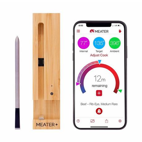 Meater Wireless Food-Thermom. Plus App-gesteuerter Thermostat 