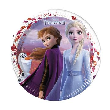 Frozen II, 8 Piatti di cartone 
