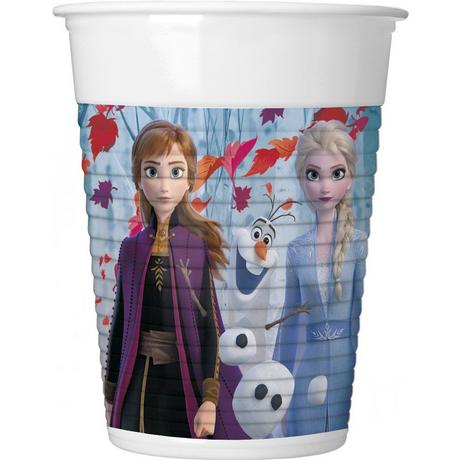 Procos  Frozen II, 8 Bicchieri di plastica 