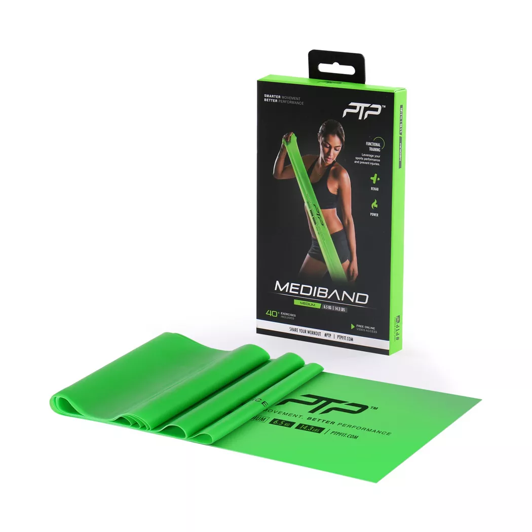 PTP - Resistance Band, Mediband, One Size, Grün