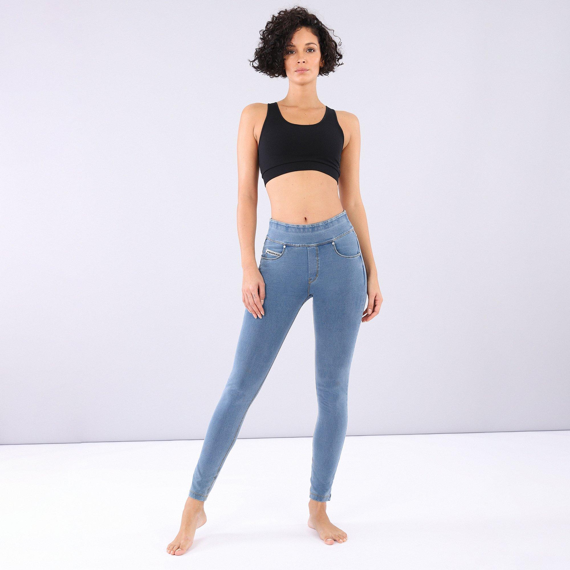 Image of Jeggings Damen Hellblau S