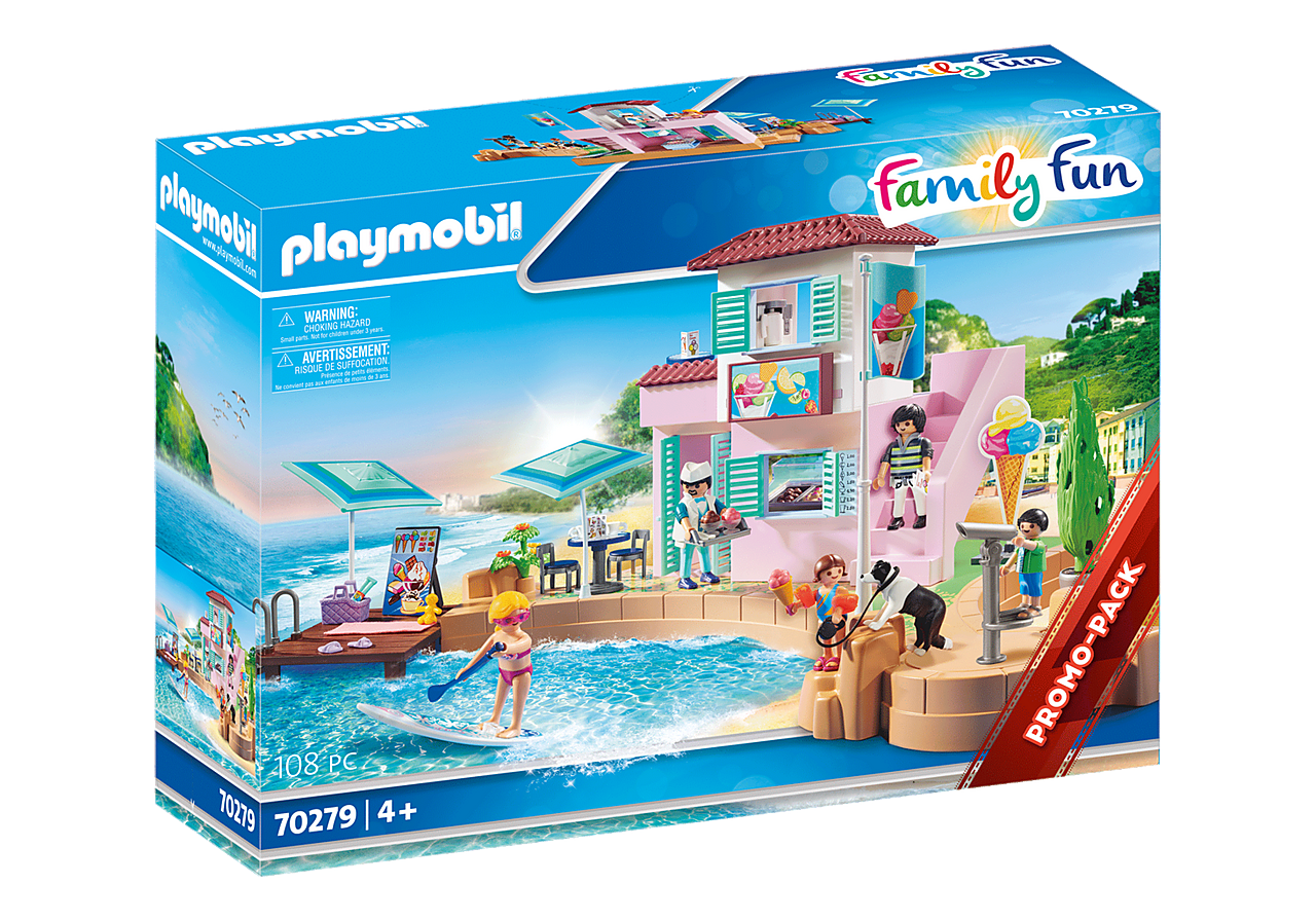 Image of Playmobil 70279 Eisdiele am Hafen