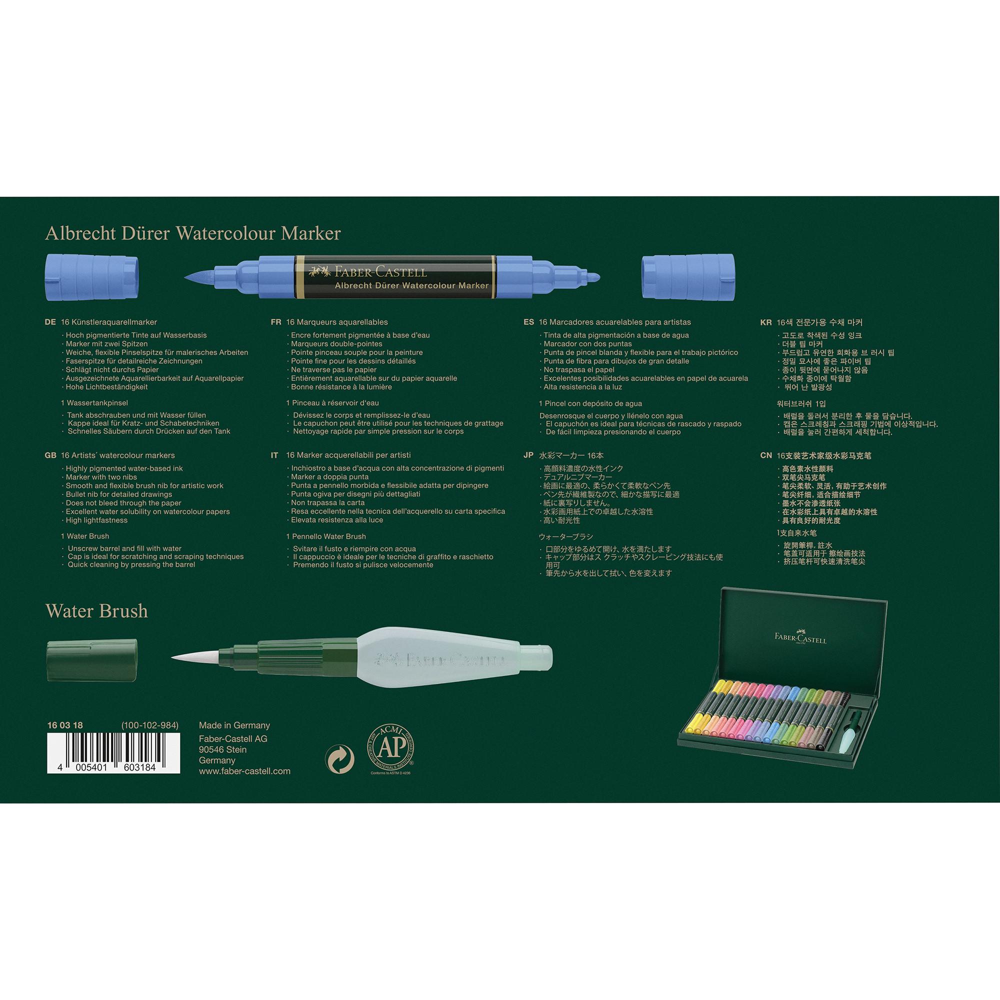 Faber-Castell AD Aquarellmarker 16er Etui Albrecht Dürer 